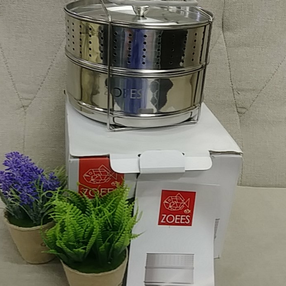 Stainless steel pressure cooker insert steamer and